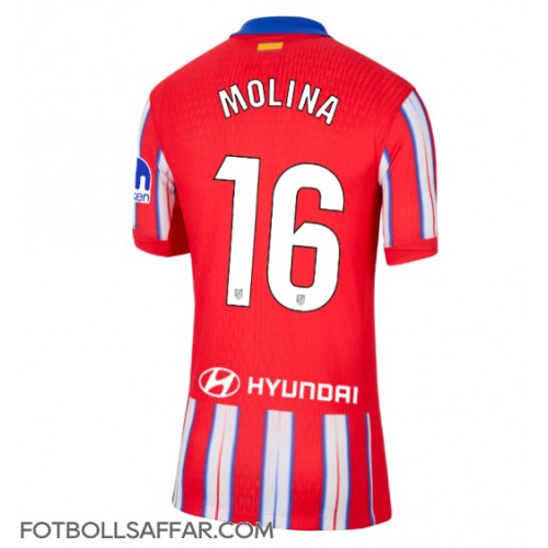 Atletico Madrid Nahuel Molina #16 Hemmatröja Dam 2024-25 Kortärmad